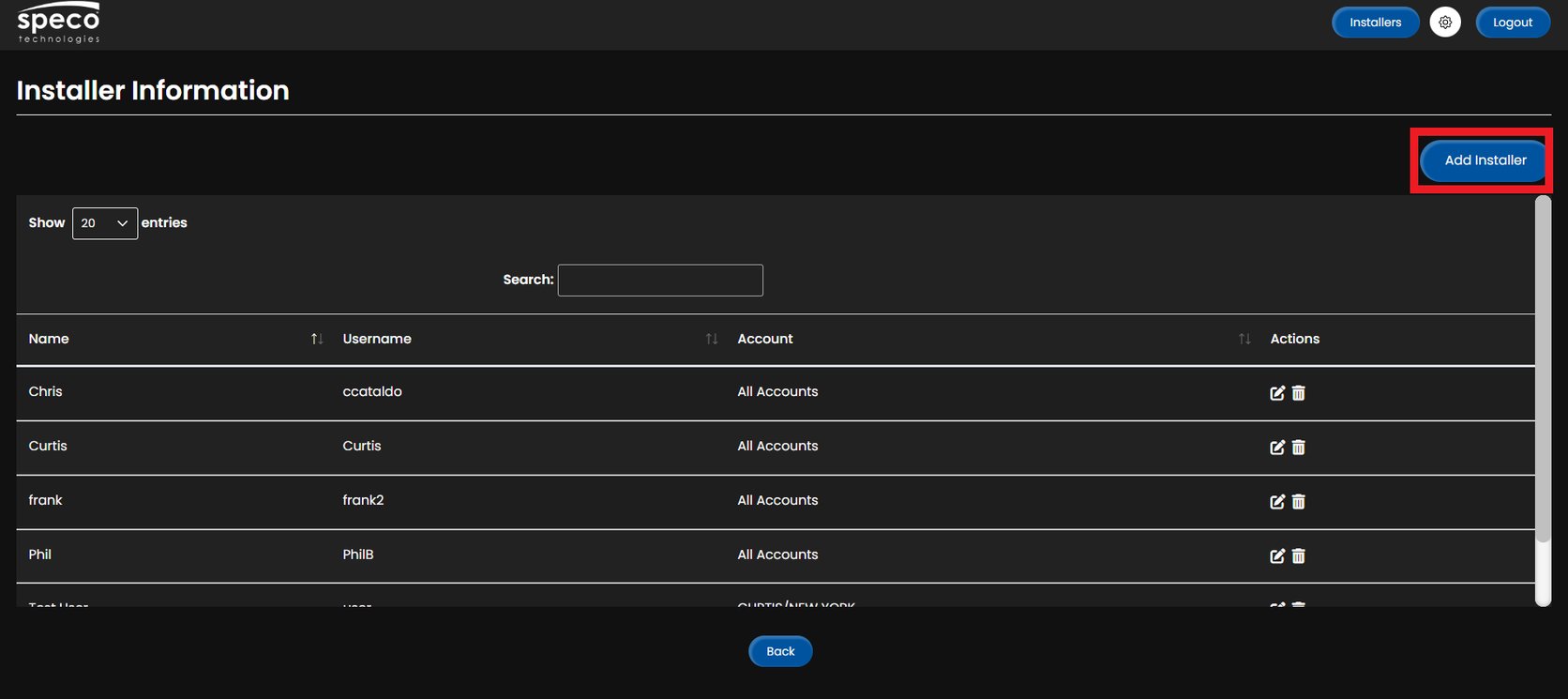 How to Add Installers to the SecureGuard Dashboard