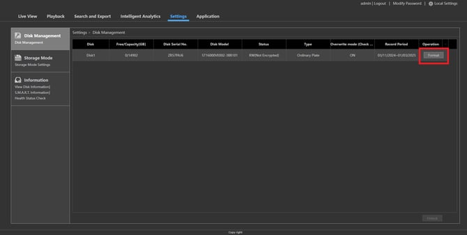 Disk management