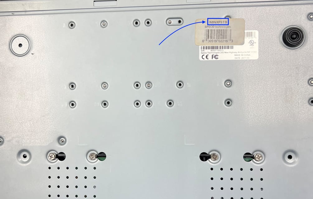 How to tell what model recorder you have.